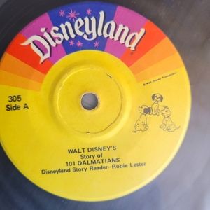 Disney's 101 Dalmatians 45 Vinyl Album - No Cover